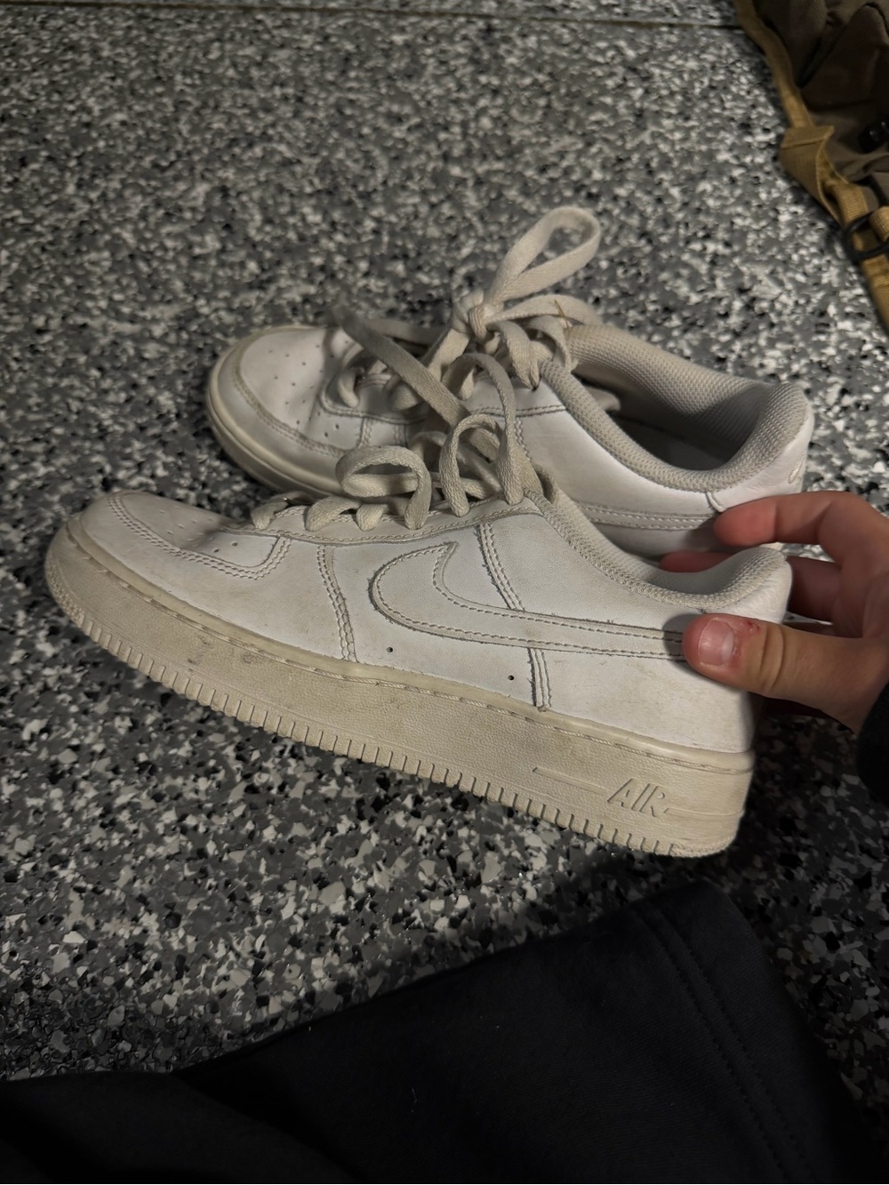 Nike White Knit Interior Sneaker Detail